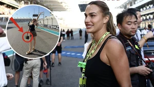 Aryna Sabalenka z nowiutka Birkin w padoku F1