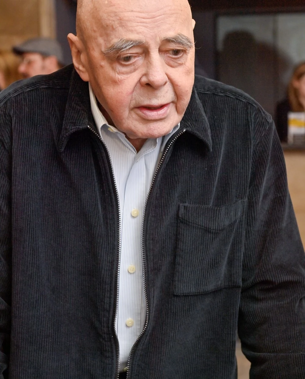 Stanisław Tym na premierze "Ciemny grylaż" Och-Teatru