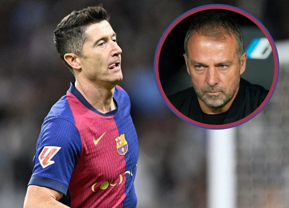 Robert Lewandowski i Hansi Flick Robert Lewandowski i Hansi Flick