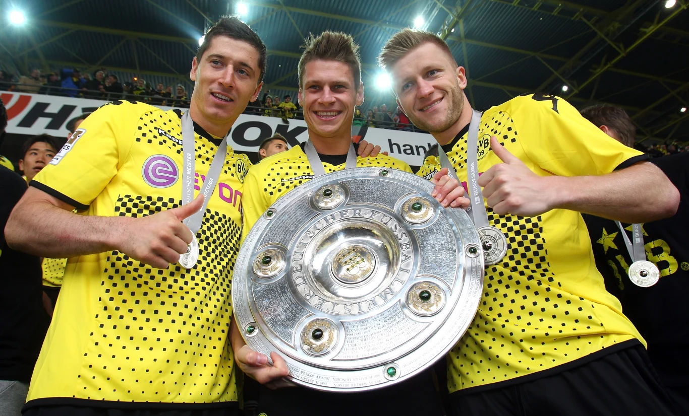 Robert Lewandowski w Borussi Dortmund grał przez cztery lata Robert Lewandowski w Borussi Dortmund grał przez cztery lata
