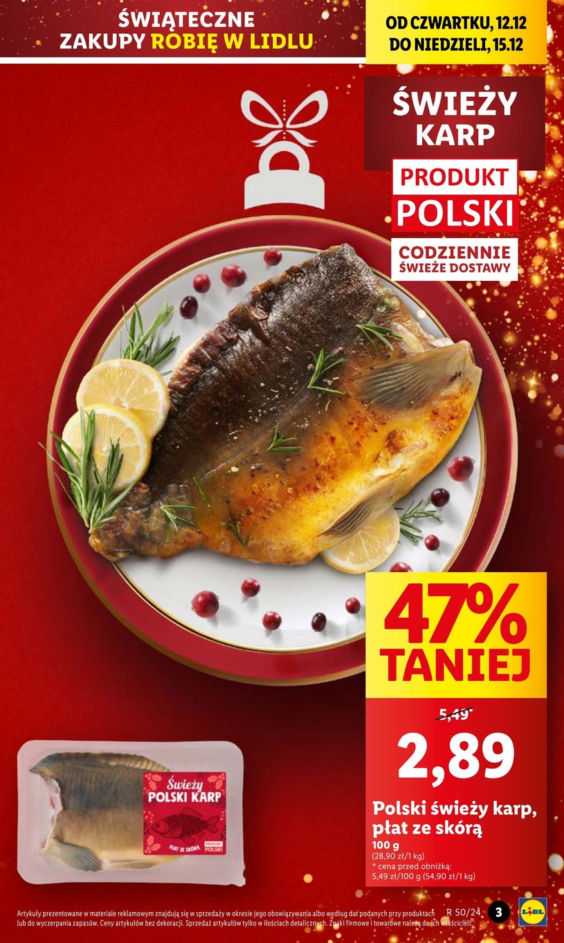 Gazetka: Święta taniej niż myślisz - Lidl - strona 3