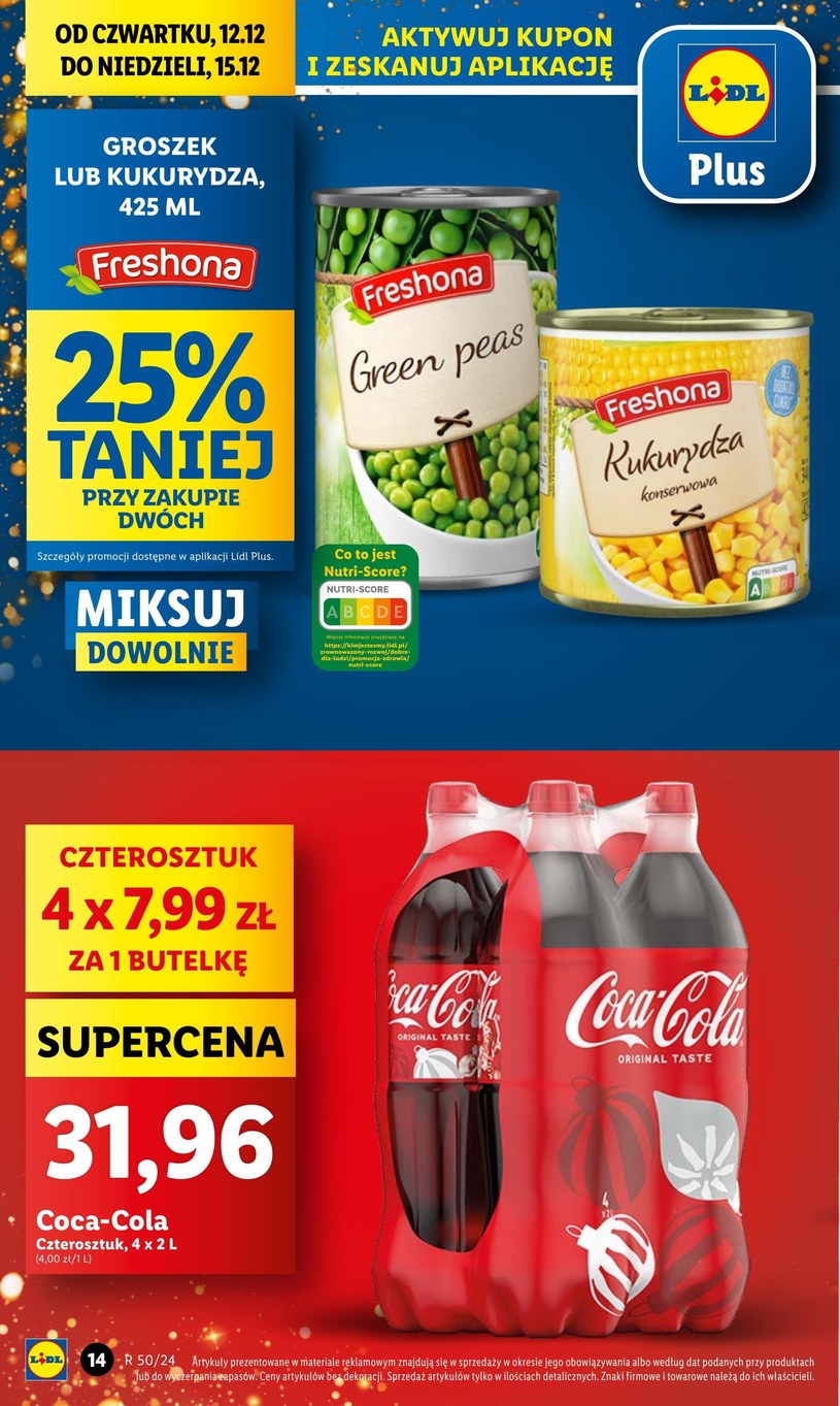 Gazetka: Święta taniej niż myślisz - Lidl - strona 14