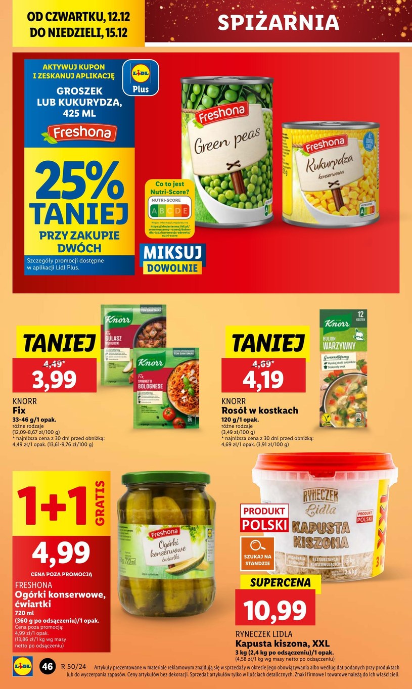 Gazetka: Święta taniej niż myślisz - Lidl - strona 48