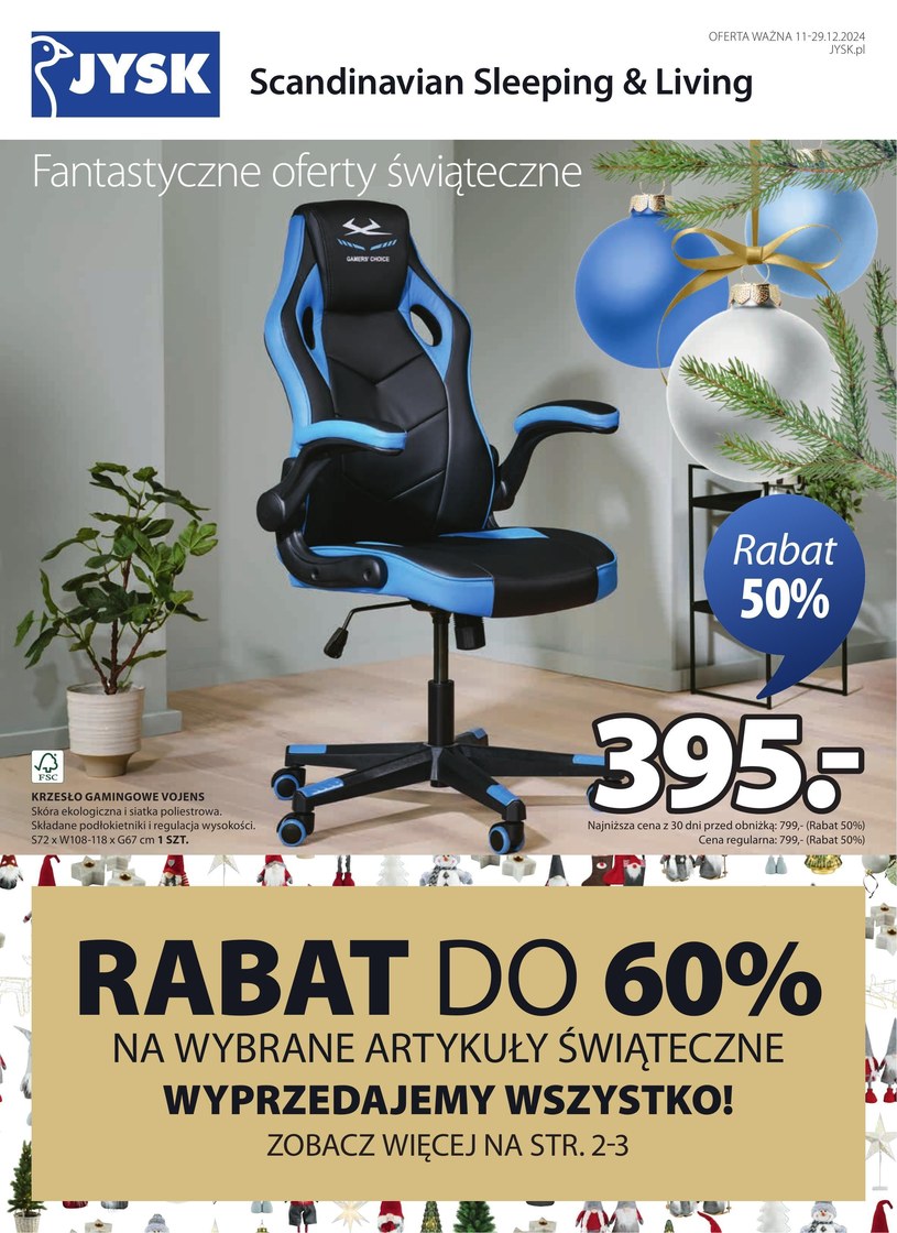 Gazetka: Fantastyczne oferty świąteczne - Jysk - strona 2