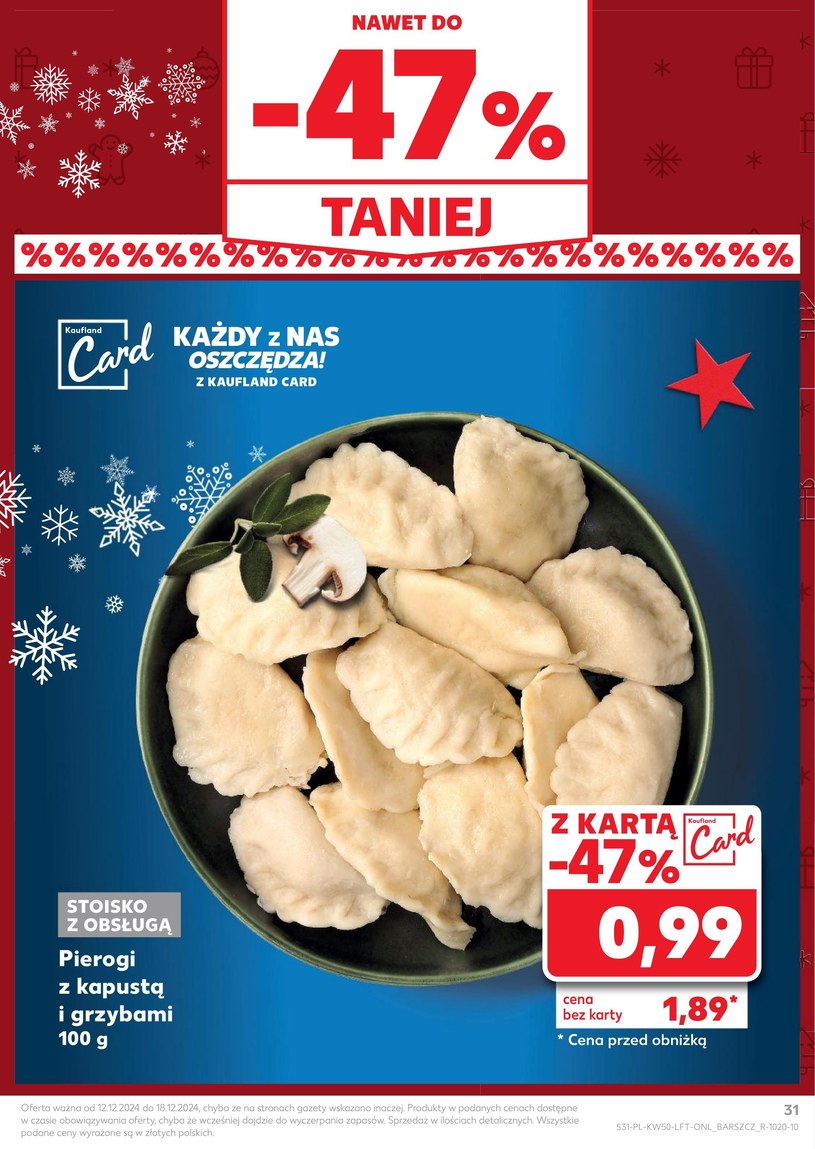 Gazetka: Święta taki jak lubisz! - Kaufland - strona 31