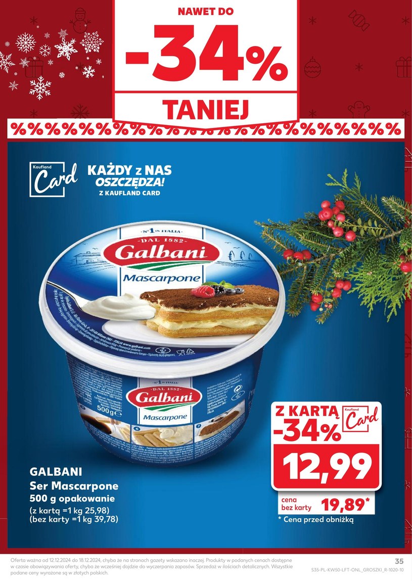 Gazetka: Święta taki jak lubisz! - Kaufland - strona 35