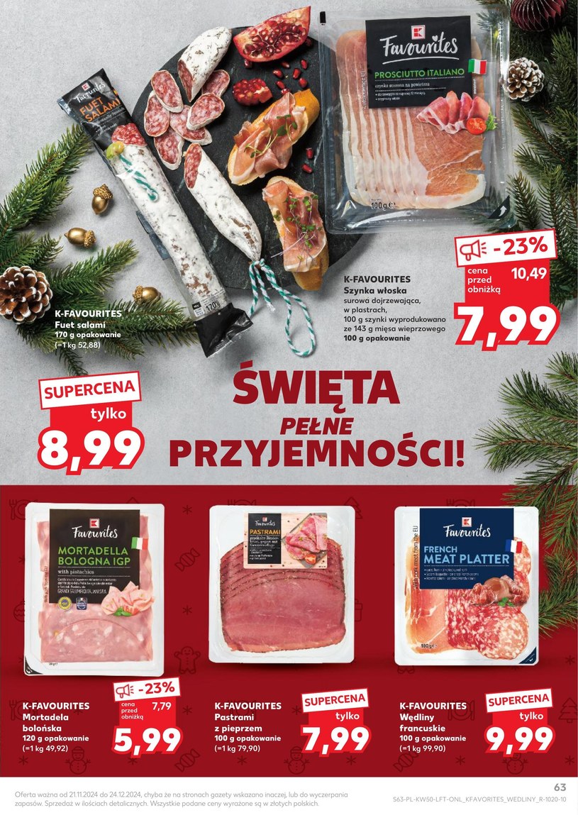 Gazetka: Święta taki jak lubisz! - Kaufland - strona 63