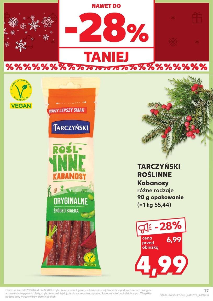 Gazetka: Święta taki jak lubisz! - Kaufland - strona 77