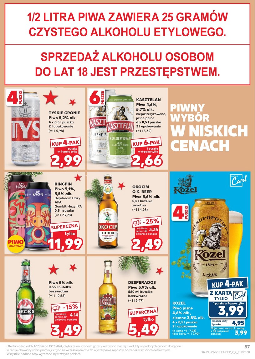 Gazetka: Święta taki jak lubisz! - Kaufland - strona 87