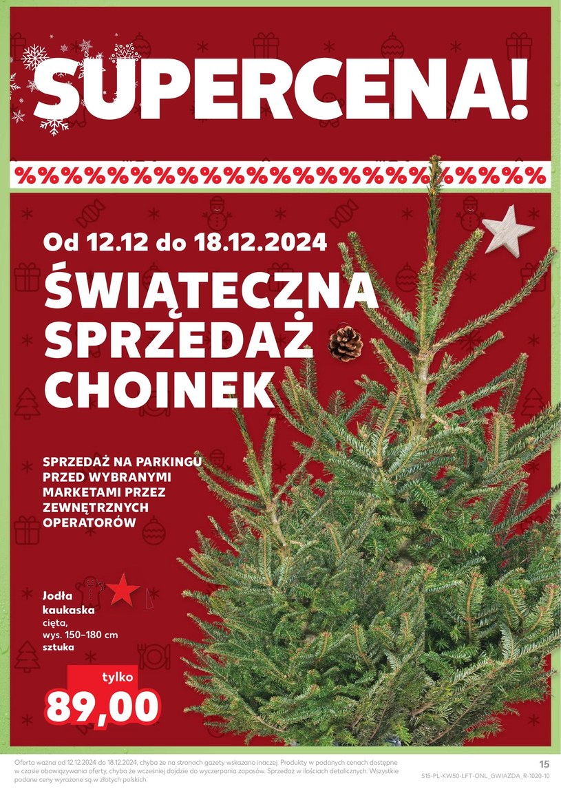 Gazetka: Najlepsze oferty na świąteczny stół - Kaufland - strona 15