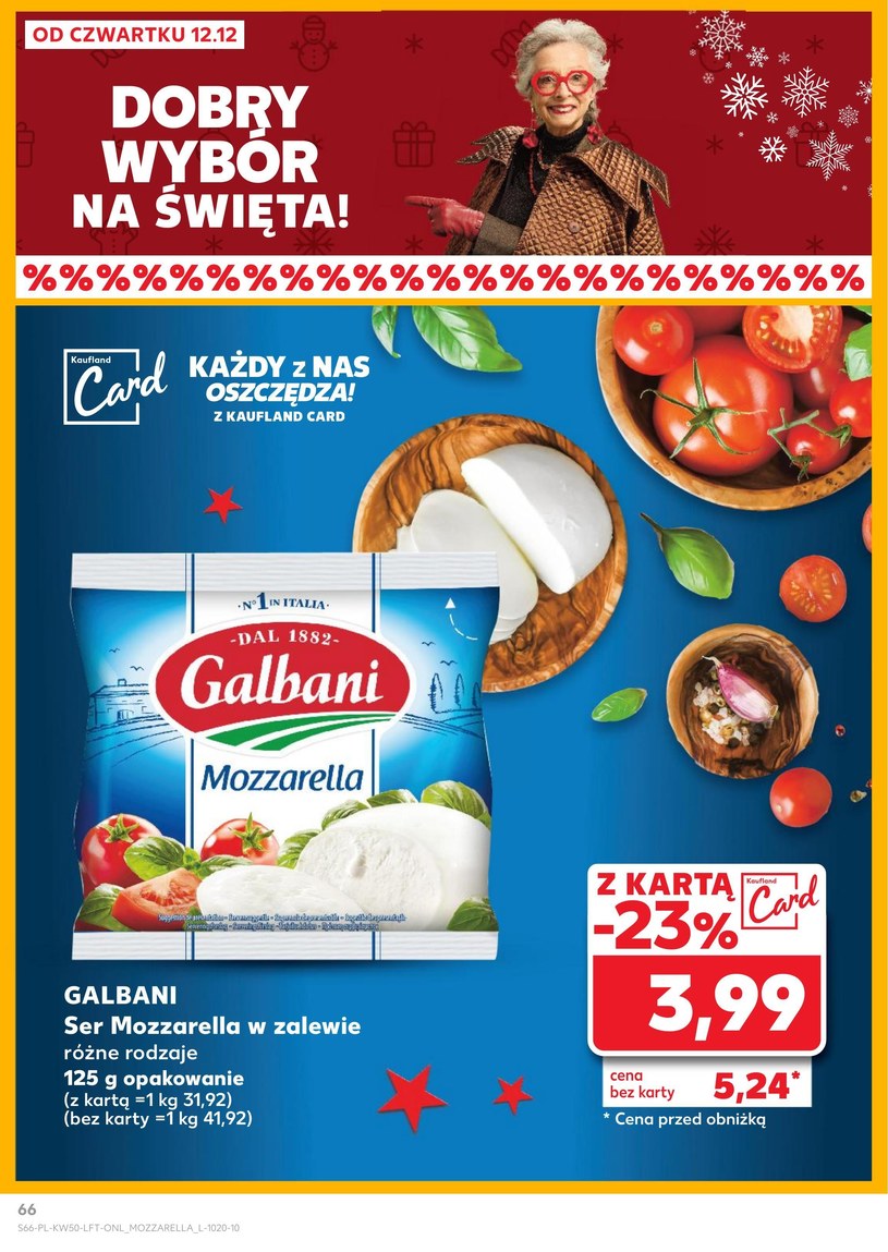 Gazetka: Najlepsze oferty na świąteczny stół - Kaufland - strona 66