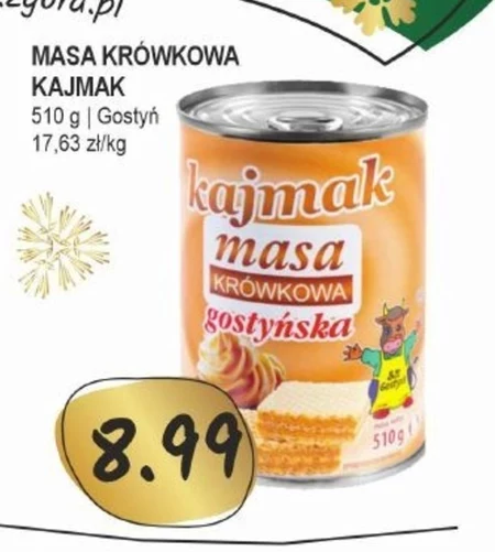 SM Gostyń Kajmak masa krówkowa gostyńska 510 g