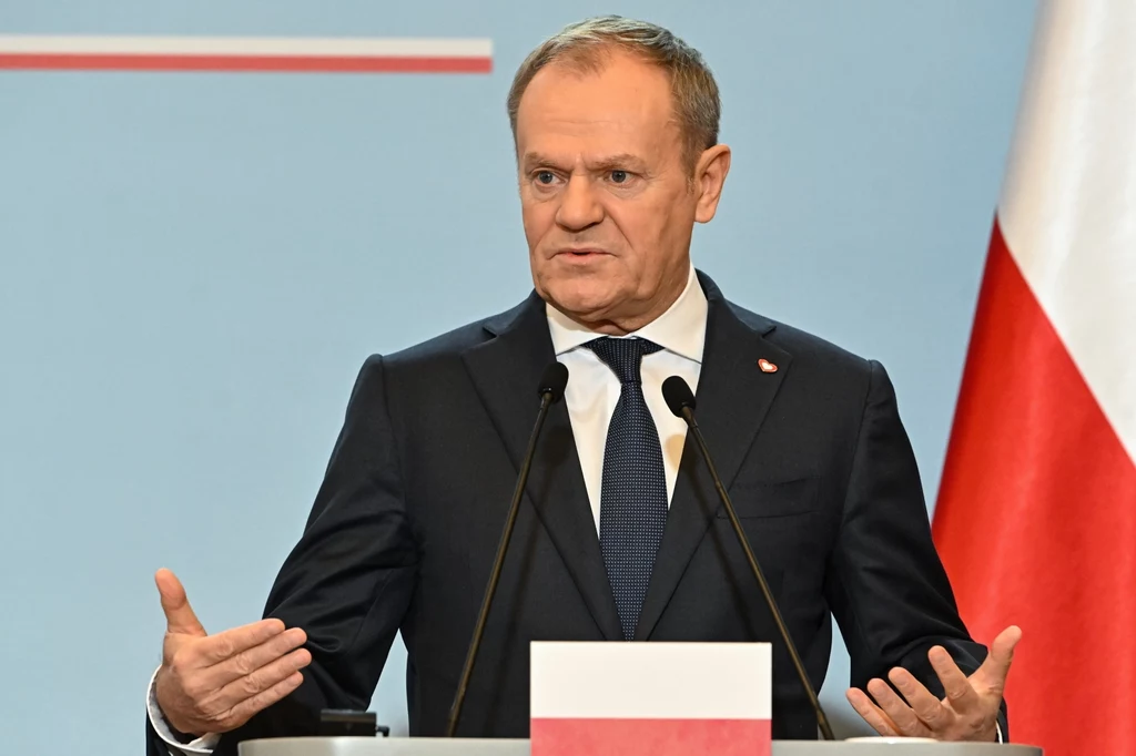 Premier Donald Tusk podczas konferencji po spotkaniu ze swoim estońskim odpowiednikiem 