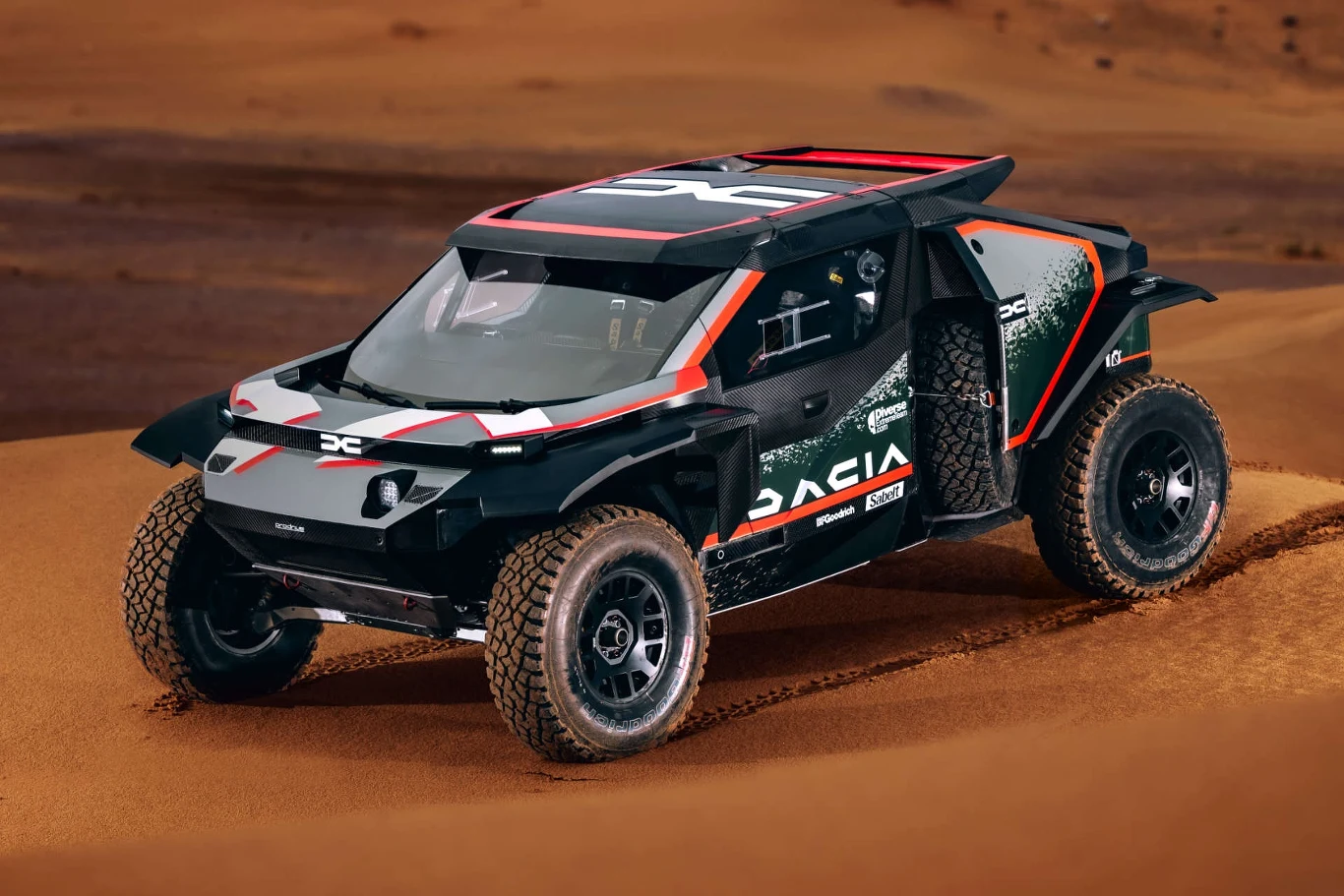 W przygotowaniu Sandridera Dacię wspomagała firma Prodrive