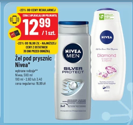 Nivea MEN Silver Protect ŻEL POD Prysznic DLA Mężczyzn 500 ml