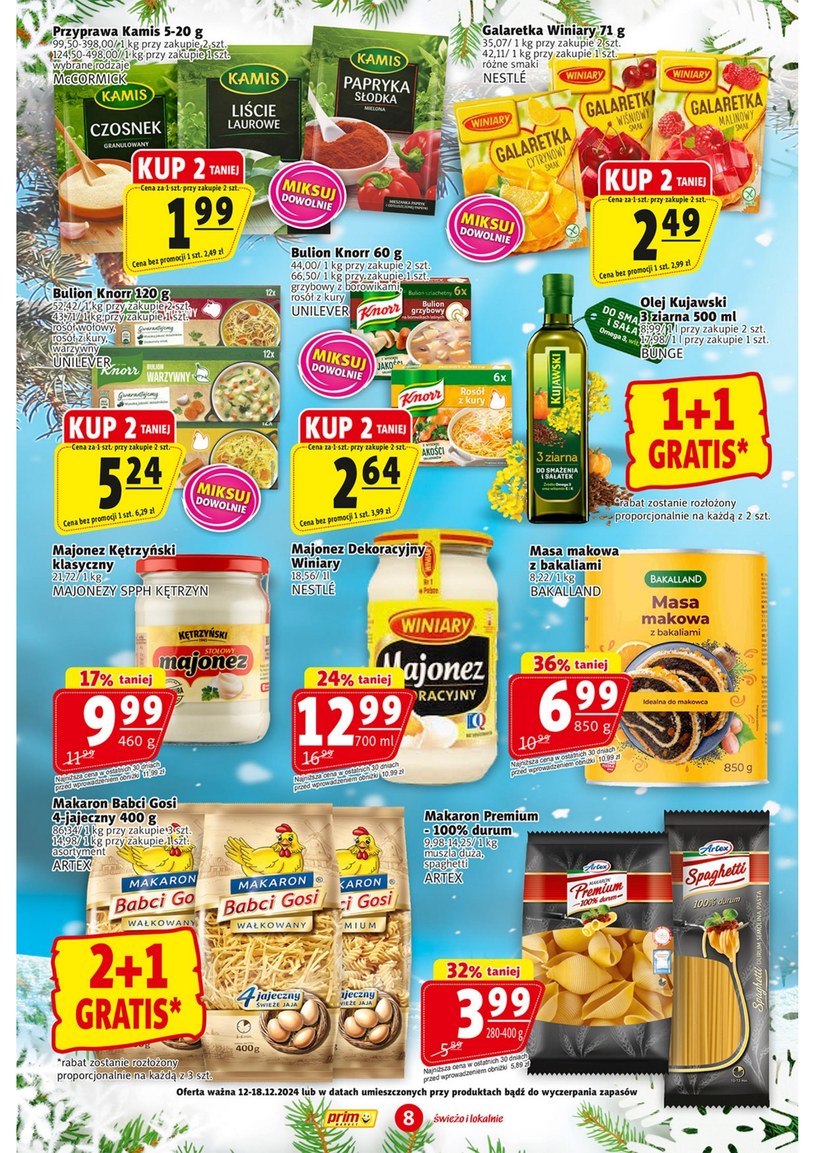 Gazetka: Świeżo i lokalnie na święta - Prim Market - strona 8