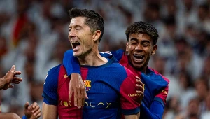 Robert Lewandowski i Lamine Yamal