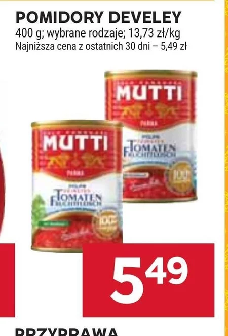 Mutti Pomidory drobno krojone 400 g