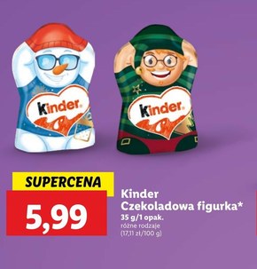 Figurka czekoladowa Kinder niska cena