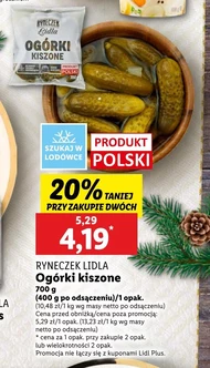 Ogórki kiszone Ryneczek Lidla