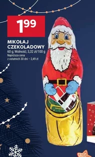 Mikołaj z czekolady Wolność