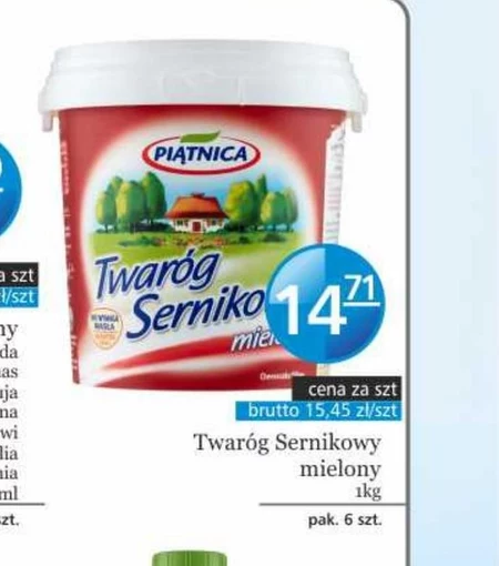Piątnica Twaróg sernikowy mielony 1 kg
