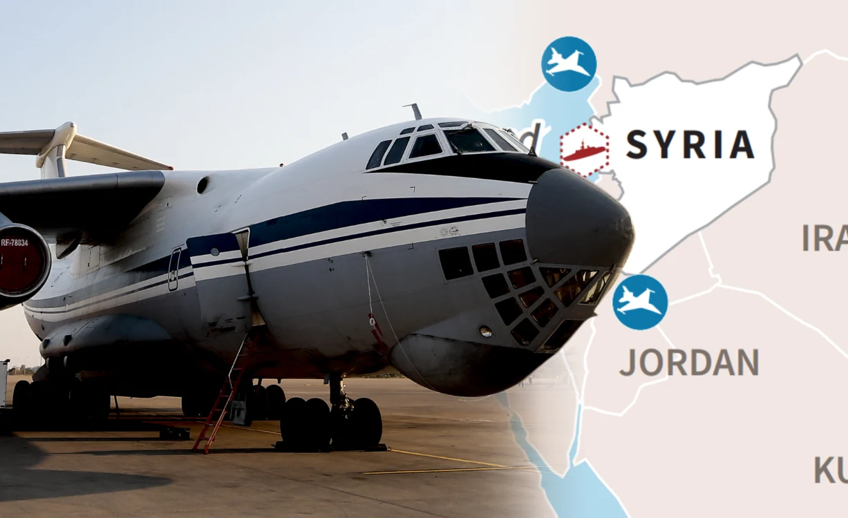 Do tej pory w drodze do Afryki rosyjskie transportowce korzystały między innymi z bazy Humajmim w Syrii Do tej pory w drodze do Afryki rosyjskie transportowce korzystały między innymi z bazy Humajmim w Syrii