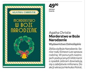 Morderstwo w Boże Narodzenie Agatha Christie niska cena