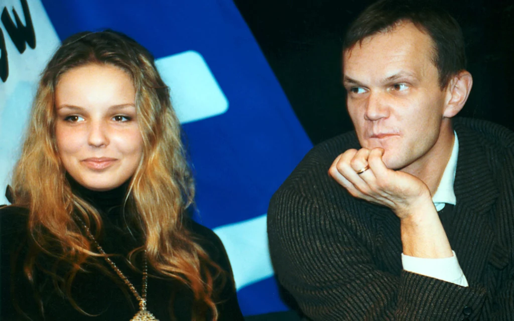 Agnieszka Włodarczyk i Cezary Pazura (2000 r.)