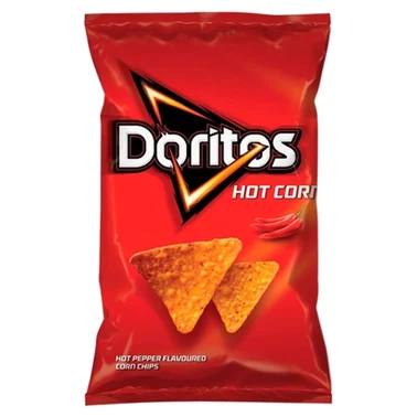 Doritos Hot Corn Chipsy kukurydziane o smaku ostrej papryki 100 g - 1