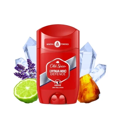 Old Spice Dynamic Defence Dezodorant W Sztyfcie Zapewniający Mężczyznom Uczucie Suchości, 65ml - 0