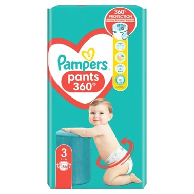 Pampers Pants Pieluchomajtki, rozmiar 3, 56 sztuk, 6kg-11kg - 1