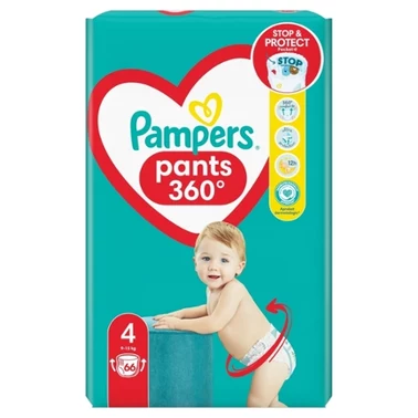 Pampers Pants Pieluchomajtki, rozmiar 4, 66 sztuk, 9kg-15kg - 1