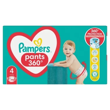 Pieluchomajtki Pampers Active Baby, rozmiar 4, pieluszki 108, 9kg-15kg - 1
