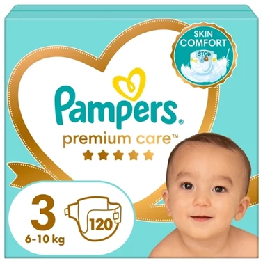 Pampers Premium Care rozmiar 3, 120 pieluszki, 6kg-10kg - 0