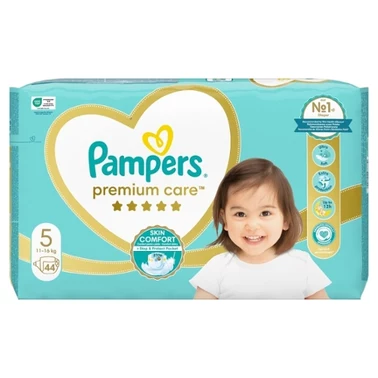 Pampers Premium Care rozmiar 5, 44 pieluszki, 11kg-16kg - 1