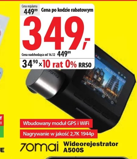 Wideorejestrator 70MAI