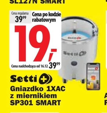 Gniazdko bezprzewodowe Setti