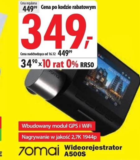 Wideorejestrator 70MAI