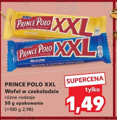 Prince Polo XXL Kruchy wafelek kokos 50 g