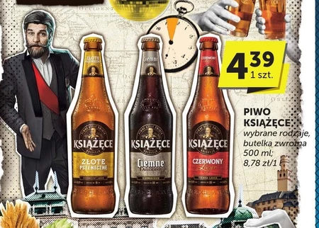 Książęce Czerwony Lager Piwo 500 ml