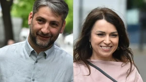 Katarzyna Pakosińska z mężem