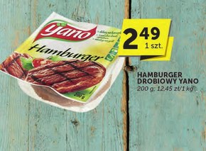 Yano Hamburger drobiowy classic 200 g niska cena