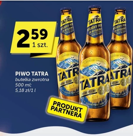 Tatra Piwo jasne pełne 500 ml