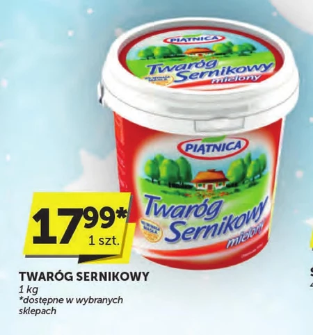 Piątnica Twaróg sernikowy mielony 1 kg
