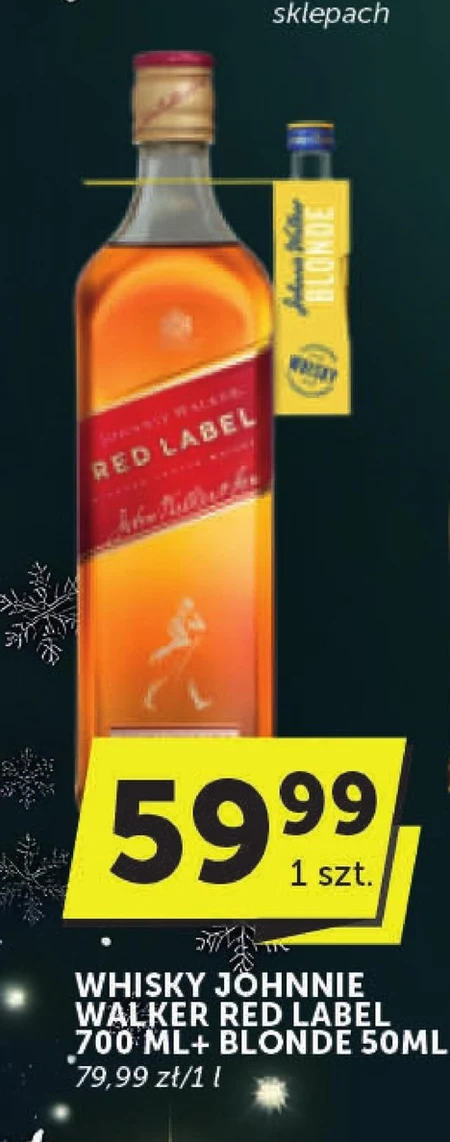 Johnnie Walker Red Label Blended Scotch Whisky 70 cl