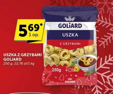 Uszka z grzybami Goliard