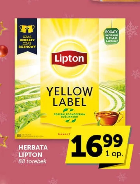 Lipton Yellow Label Herbata czarna 176 g (88 torebek)