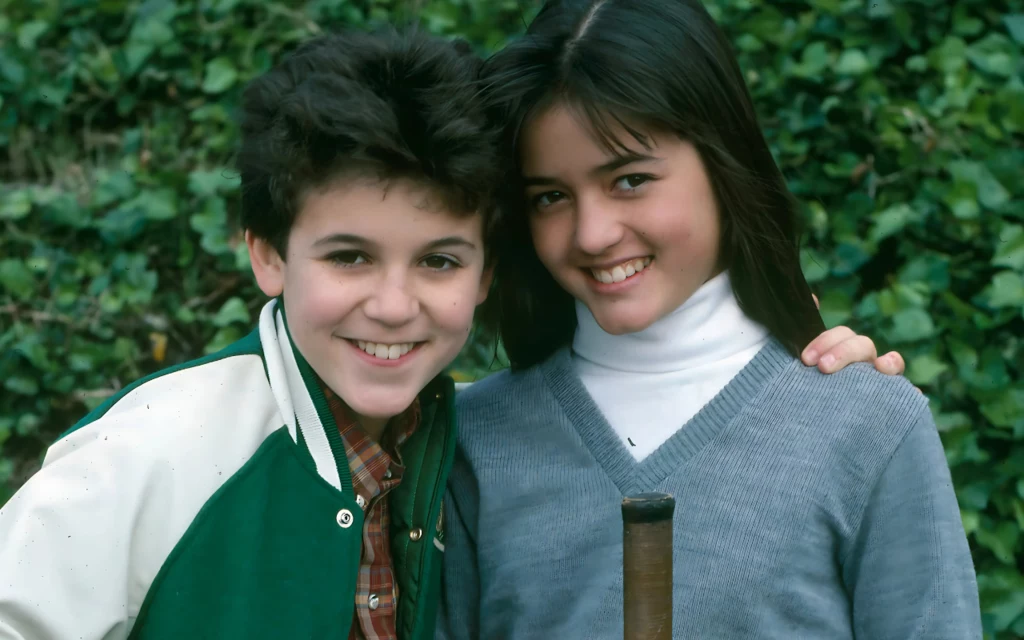 Fred Savage i Danica McKeller w serialu "Cudowne lata" (1989 r.)