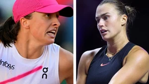Iga Świątek i Aryna Sabalenka 